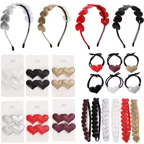 Heart Hairbands Cute Hairpins Girls hairclips Pony Barrettes Clip Kids Headwear Fashion Hair Accesso
