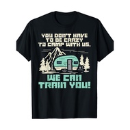 Camp Crazy With Our Fun Camper Van Camper Van Men's T-shirt 100% Cotton 220g