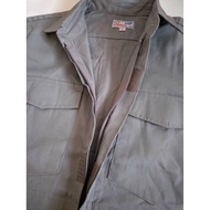 Work zip welding jacket/Jaket welding cotton tebal/zip depan/front pocket with zip