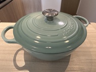 Le Creuset 鑄鐵鍋 淺綠色 26cm