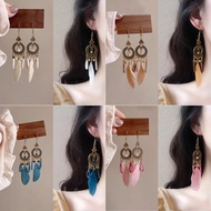 Feather Earrings Retro Percy Earrings