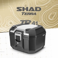SHAD TERRA TR41 Rear Box Square Shape Capacity 41 Liters Box Motor Motor Box Motor Belakang Top Box 