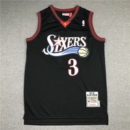 Mitchell & Ness Iverson 00-01 Year 76 People No. 3 SW Retro Jersey Basketball Uniform Men Women Vest