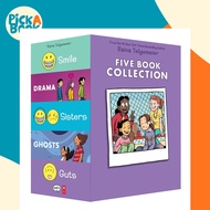 Raina Telgemeier Collection Box Set (Smile, Drama, Sisters, Ghosts, Guts) by Raina Telgemeier (paper