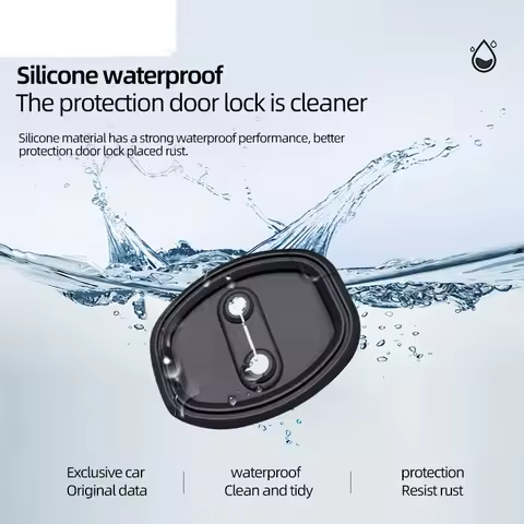 Car Door Mute Damping Cushion Silicone Car Door Lock Buckle Cover For Kia Sedona K5 PHEV KX5 K3 EV K