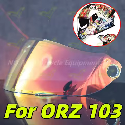 New ORZ 103 Black Tea Colored Lens Helmet Accessories Flip Helmet Shield Replacement Windshield Suns