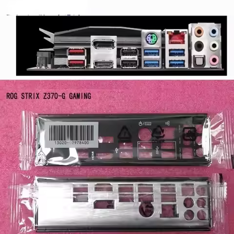 IO I/O Shield Back Plate for ROG STRIX Z370-G GAMING Thickened Motherboard Baffle Bezel Backplate Ba