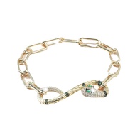 Personality Fashion Exotic Snake Open Bracelet Vintage Buckle Snake Bracelet