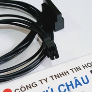 Cáp 4 Pin ra Sata / Mini 4 Pin ra 2 Sata (Cáp dài 45Cm - Mini 4 Pin (5mm x 5mm))