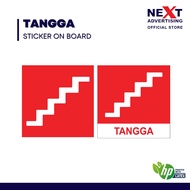 Tangga Sign for Bomba | Bomba Signage | Sticker on Board