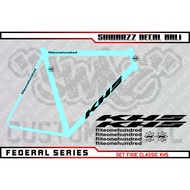 FIXIE CLASSIC STICKER DECAL KHS