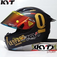 KYT RC7 PAKET GANTENG LEOPARD FATHAN HELMET