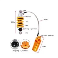 205mm 235mm 260mm 285mm 320mm Motorcycle Shock Absorbers Rear Suspension For Yamaha Honda Kawasaki M