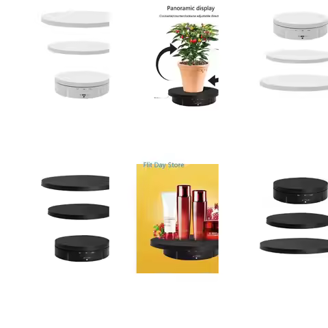 F92C Electric Turntable Automatic Rotating Display Stand Remote Control Turntable Display Stand 3 in