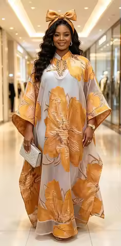 African Dresses for Women Traditional Africa Clothing Dashiki Ankara Gown Abayas Robe Muslim Kaftan 