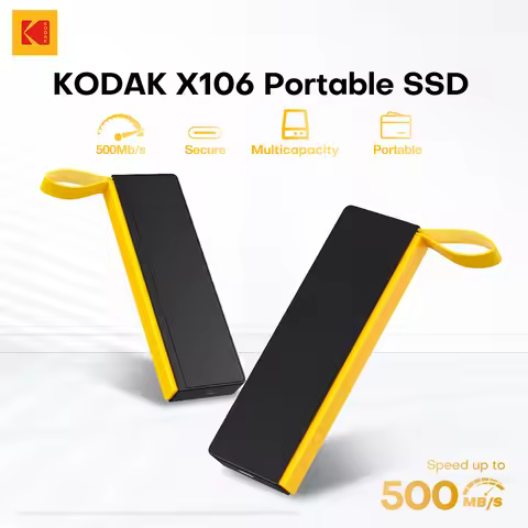Kodak External Ssd 2tb 1tb Portable Hard Drive 512gb 256gb 500Mb/s USB 3.2 PSSD for MacBook, iPad iP