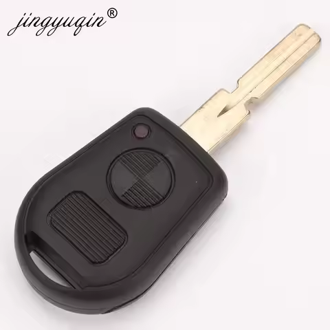 jingyuqin Remote 2 Buttton Car Key Shell For BMW E31 E32 E34 E36 E38 E39 E46 Z3 Key Case Cover Repla