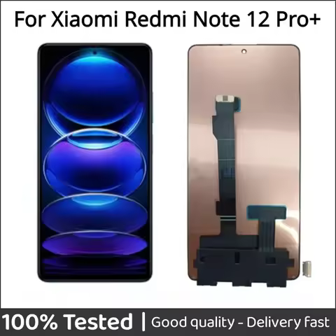 6.67 " OLED For Xiaomi Redmi Note 12 Pro Plus LCD Display Touch Screen Digitizer 22101316UCP, 221013