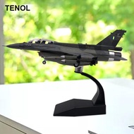 [TENOL] 1:72 F16 Diecast Fighter Model Stimulated Airplane Collection Model with Display