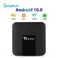 【Upgrade Your Style】 Tx3 Mini 10.0 Smart Tv Box Allwinner H313 2.4g 5g Wifi 2g 16g Tanix Tx3 Mini Tvbox 4k Set Box Free Shipping