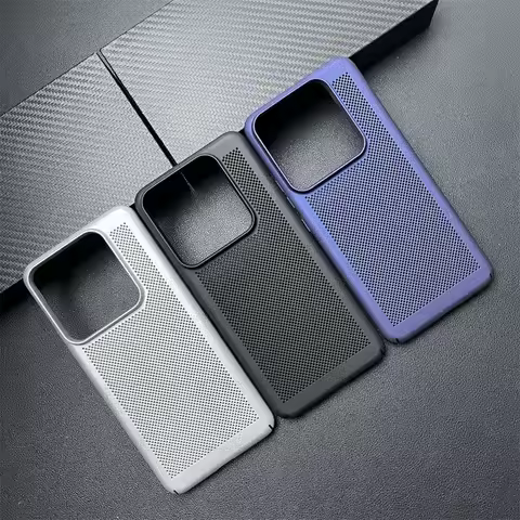 Slim Cooling Case For Xiaomi 14 Pro 15 Mi 14 Ultra Thin PC Hard Back Cover For For Xiaomi Mi15 14Pro