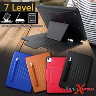 7 Level เคส iPad Air 4 10.9 / iPad 10.2 Gen 7 8 9 / iPad 9.7 2018 2018 / iPad Air 1 2 / iPad Mini 4 5 / iPad Air 5 / iPad Air 6 / iPad Mini 6 / iPad Gen 10 2022 10.9