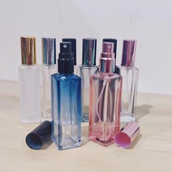 20ML spray perfume bottle Walnut wood glass bottle perfume subpackage portable bottle