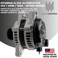 Hyundai & Kia Alternator - (37300-2F200) 14v / 4PIN / 150A (2009 -2018)