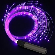 Fiber Optic Whip LED Whips: Tensso 6ft Rechargeable LED Whip Lights for Dance with 7 Colors and 5 Gl