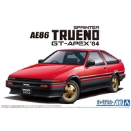 Aoshima MC086 1/24 TOYOTA AE86 SPRINTER TRUENO GT-APEX '84 Assembly Model