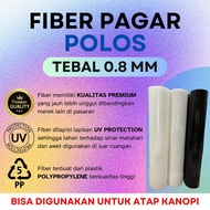 TERMURAH FIBER PENUTUP PAGAR & KANOPI POLOS TEBAL 0.8MM METERAN | COD