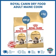 Royal Canin Adult Maine Coon (400gr & 2kg) Dry Food - RC Cat Kibble Freshpack Adult Cat Dry Food 0.4