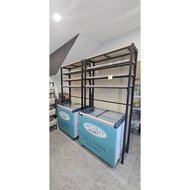 FREEZER WALL RACK/ FREEZER DISPLAY RACK/ MULTPURPOSE METAL RACK/ ORGANIZER SHOP DISPLAY RACK