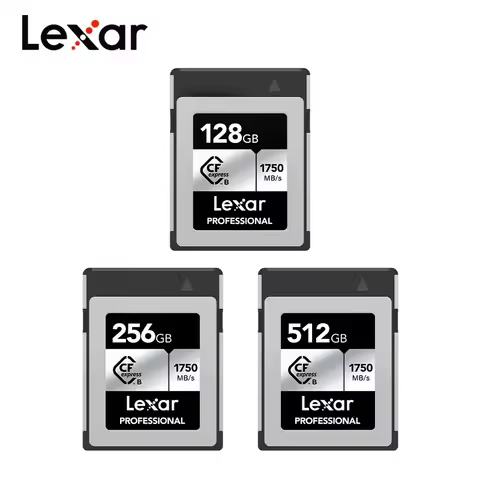 CFexpress Type B Storage Card Original Lexar 128GB 256GB 512GB 1750MB S High Speed Memory Card For 8