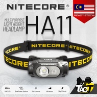NITECORE HA11 UHE - Multipurpose Lightweight AA Headlamp - ORIGINAL - Ready Stock in MALAYSIA from K