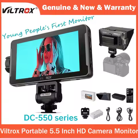VILTROX DC-550 Pro DC-550 Portable Monitor 5.5" 1920x1080 4K Profissional Monitors HDMI Touch Screen