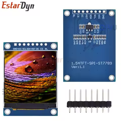 1.54 Inch IPS TFT Display 240x240, ST7789 SPI Color Screen Module for Raspberry Pi STM32
