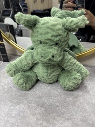 Jellycat 綠色龍毛公仔 絨毛玩具