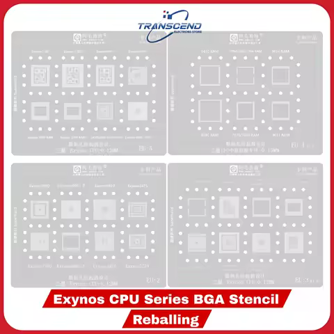 Series RAM CPU BGA Stencil Reballing For Samsung Exynos 1080 2100 9610 7885 9820 880 8890 7880 990 9