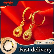 ►▥[buy 1 Take 1] COD Saudi Gold 18k Pawnable Legit Earrings Earings for Women Korean Style Rose Gold