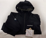 全新日本montbell連包裝防水風褸 Gore-tex Rain Trekker Men Size S
