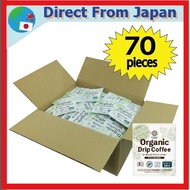 MITSUMOTO COFFEE [Large Capacity of 70 Bags] Organic drip coffee made using environmentally friendly