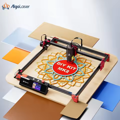 AlgoLaser DIY KIT MK2 10W Touch Screen 400X850MM Large Area Woodworking for Wood Metal Crafting Cust