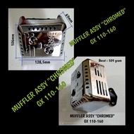 CHROMED EXHAUST TYPE GX 120-200