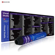 EXCO Programing Mouse Pad for Visual Studio Large Shortcuts Cheat Sheet Mousepad Python Java C++ Sof