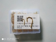 Jx-100pcs Kail Pancing Bahan Baja Karbon Kuat Untuk Air Tawar / Laut