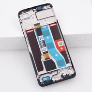 6.74 "หน้าจอสําหรับRealme Note 50 RMX3834 จอแสดงผลLcdดิจิตอลหน้าจอสัมผัสกรอบสําหรับOPPO Realemeหมายเ