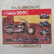 Poster brosur katalog Yamaha 125Z/F1ZR/RX King Master/YT115/Touch 2001