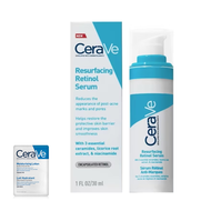((ของเเท้ )) CERAVE Resurfacing Retinol Serum 30ml  เซราวี รีเซอร์เฟส เรตินอล 30 มล. (ฟรี Cerave Moisturising 1ซอง)