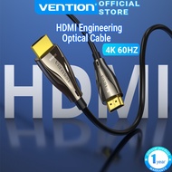 Vention Fiber Optic HDMI Cable Optical HDMI 2.0 Supports 18Gbps, ARC, HDR10, Dolby Vision, HDCP2.2, 4:4:4, Ultra Slim HDMI Optic Cable